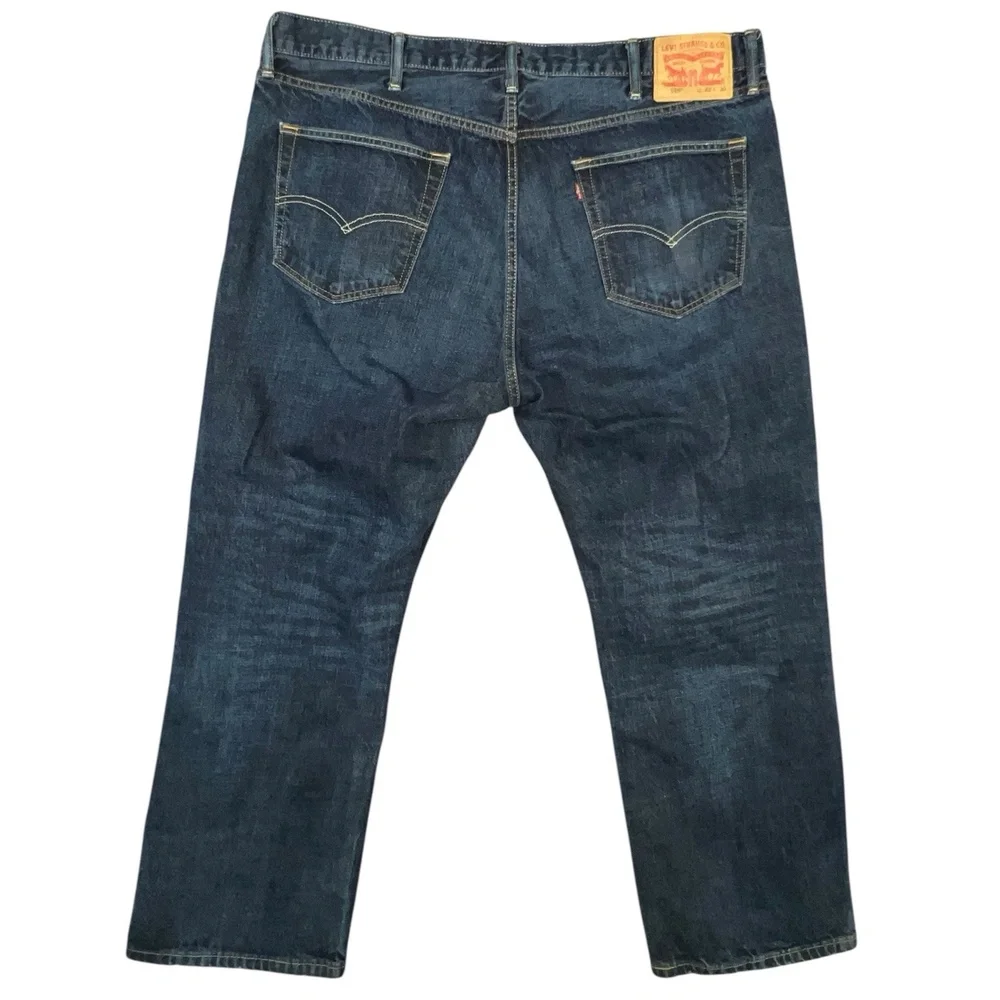 Levi's 559 Jeans Men's Size W42‎ L30 Blue Denim Mid-Rise Classic Casual Rugged